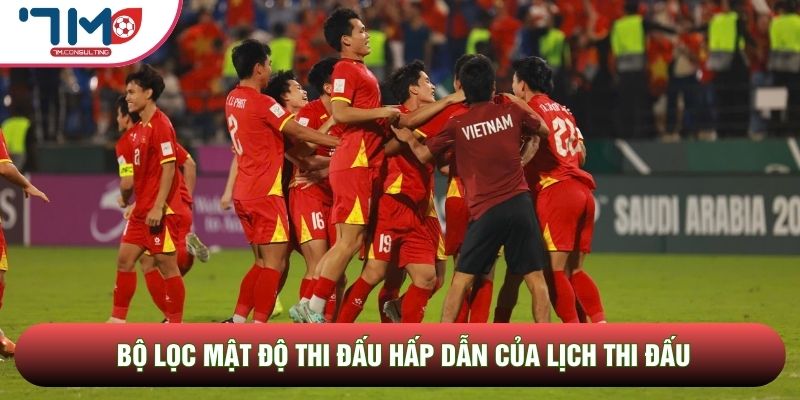 Bộ lọc mật độ thi đấu hấp dẫn của lịch thi đấu