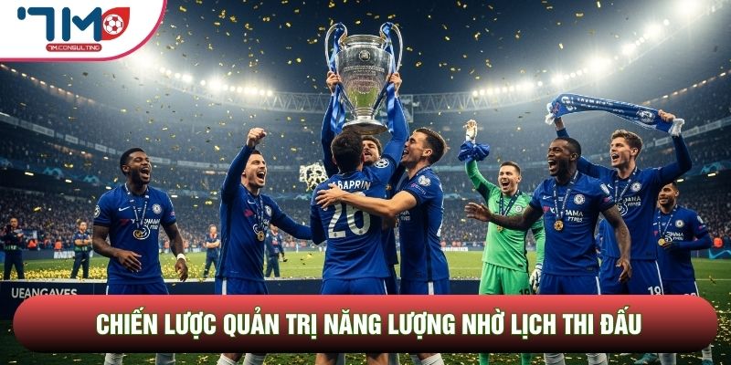 Chiến lược quản trị năng lượng nhờ lịch thi đấu