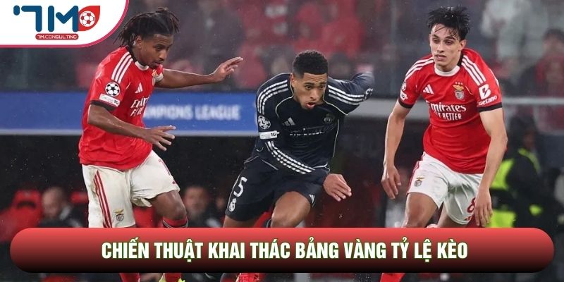 Chiến thuật khai thác bảng vàng tỷ lệ kèo